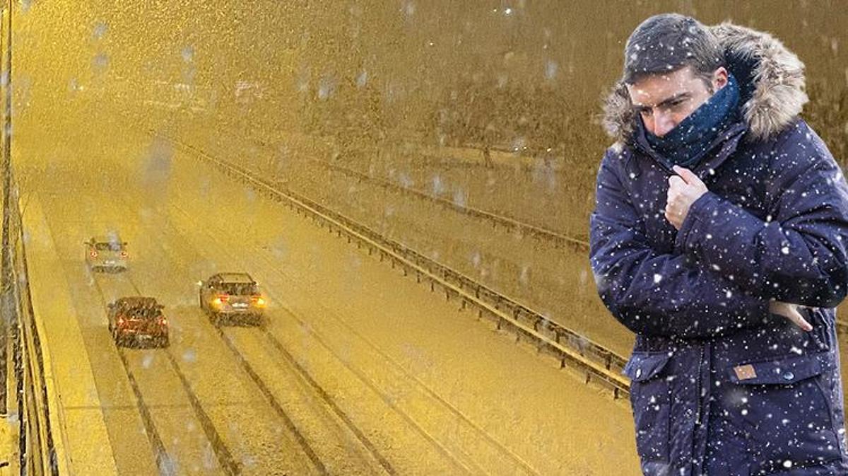 Şiddetli kar yağışı başlıyor Soğuk hava dalgası geliyor Meteoroloji