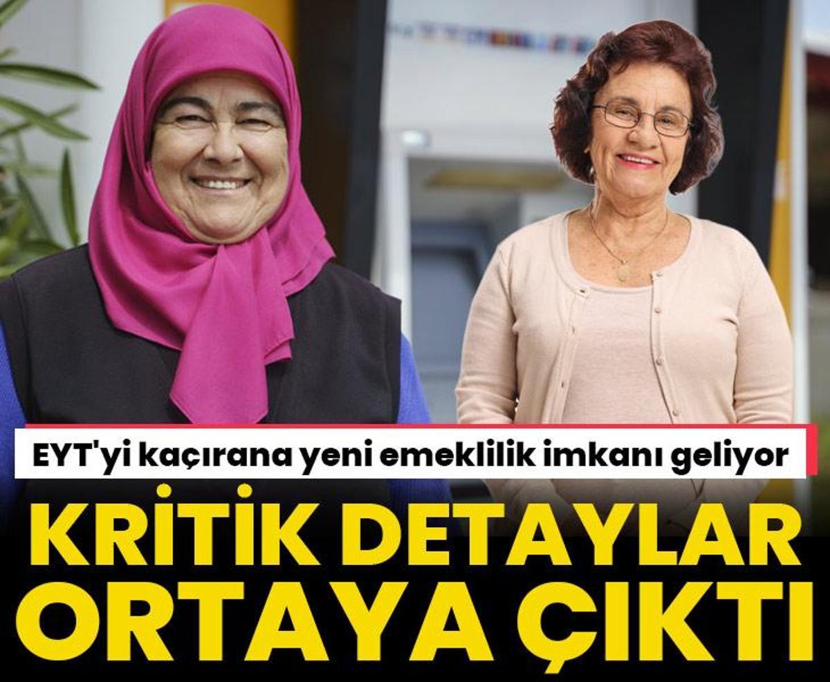 EYT yi kaçırana yeni emeklilik imkanı geliyor Detaylar ortaya çıktı