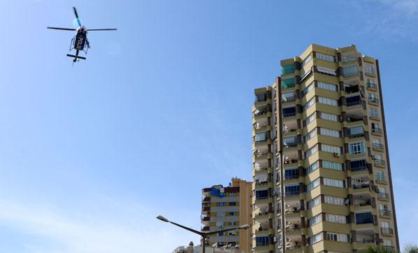Polis havadan helikopterle uyardı: Evde kal Adana