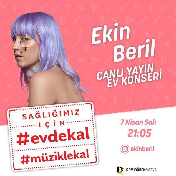 #EvdeKal#MüzikleKal Uzayın Dibi ile Ekin Beril canlı yayında