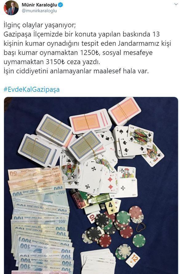 Antalya Valisi sosyal medya hesabından İlginç olaylar yaşanıyor diyerek paylaştı
