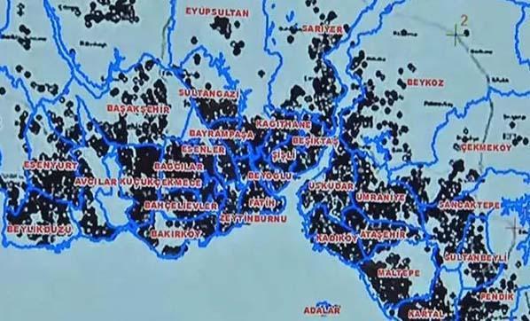 İstanbul corona yoğunluk haritası: Covid 19 İstanbul haritasına göre en yoğun olan ilçe hangisi