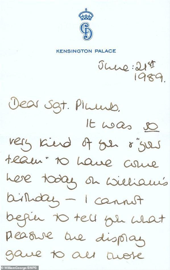 Prenses Diananın el yazısı ile yazdığı mektup satışa çıktı