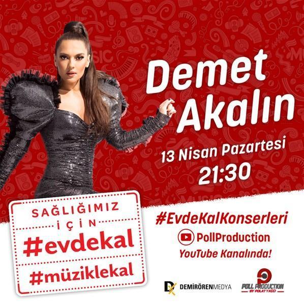 #EvdeKal#MüzikleKal Poll Production ve Demirören Medya Türkiye’yi ünlü yıldızlarla buluşturuyor