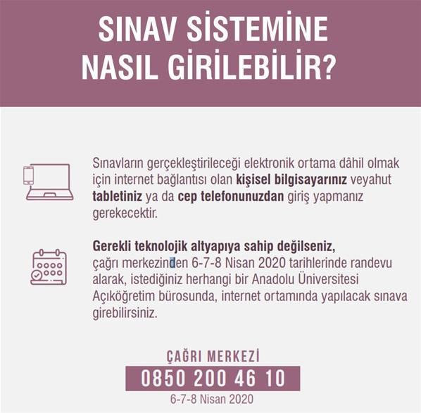 AÖF sınavı ne zaman, hangi tarihte yapılacak İnternet üzerinden AÖF sınavı nasıl yapılacak