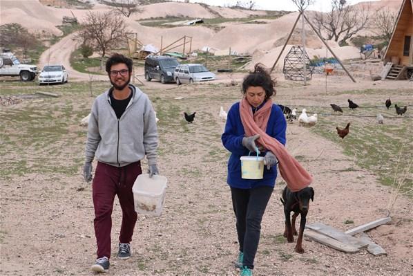 İstanbulu bırakıp, Kapadokyada çiftlikte yaşıyorlar