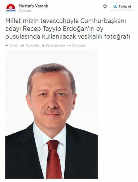 Erdoğanın Köşk seçiminde kullanacağı fotoğraf belli oldu