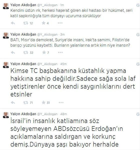 Yalçın Akdoğandan zehir zemberek açıklama