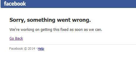 Facebooka erişim sağlanamadı