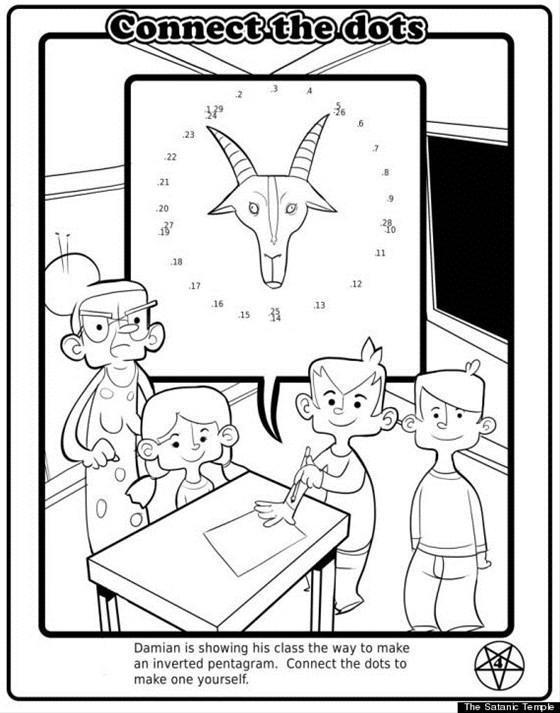 Okulda öğrencilere satanizm dersi