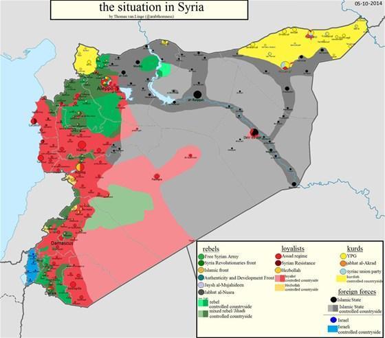 Suriye haritası değişti