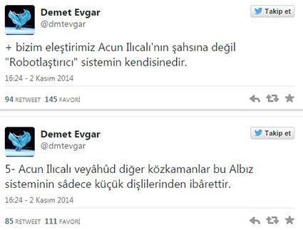 Acunu eleştirmişti