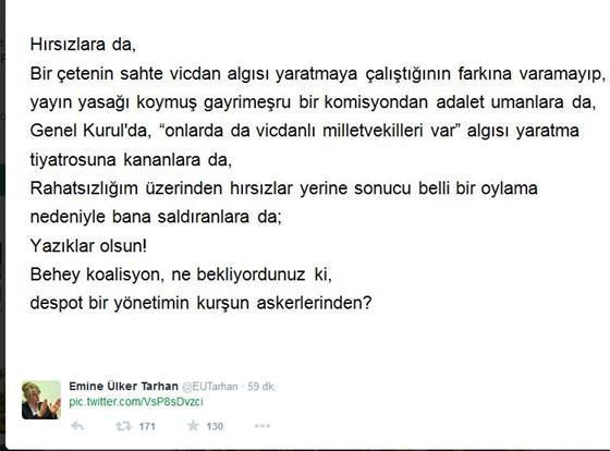 Tarhan: Bana saldıranlara yazıklar olsun