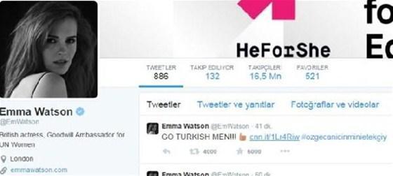 Emma Watsondan Türk erkeklerine destek