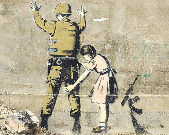 Duvarlar ondan sorulur: Banksy