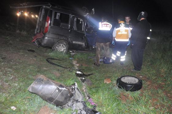 Adıyaman’da, feci kaza: 1 ölü 7 yaralı