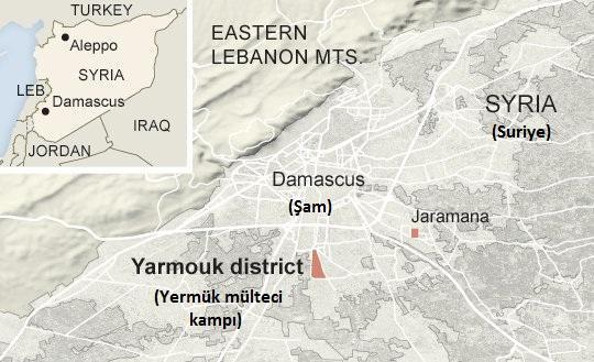 IŞİD, Esadın çok yakınındaki o kampa saldırdı
