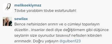 Gülben Ergenden tepki çeken paylaşım
