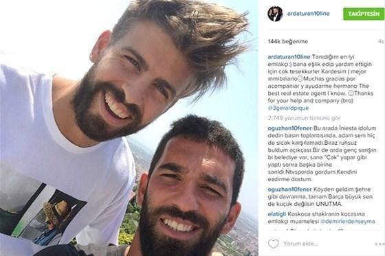 Shakira Ardayı yemeğe çağırdı