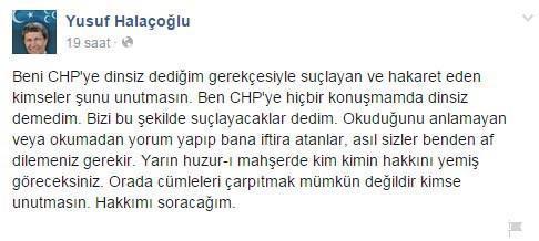 Kendini böyle savundu Hakkını soracağım