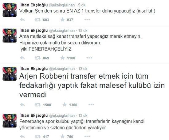 F.Bahçede flaş Robben açıklaması