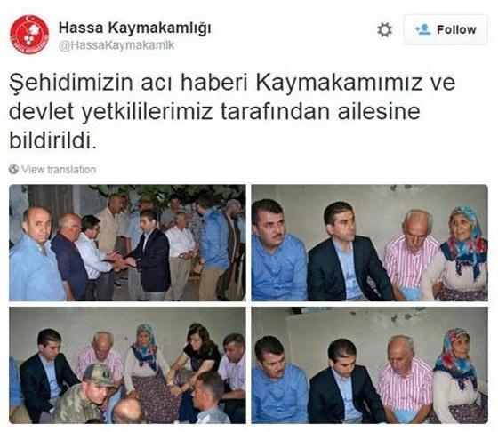 Hassa Kaymakamlığından skandal savunma