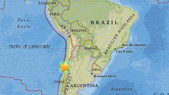 Şilide 8,3 büyüklüğünde deprem
