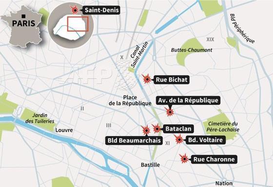 Fransada korkunç saldırılar: Çok sayıda ölü ve yaralı var