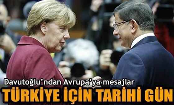 Kritik Türkiye-AB zirvesi sonrası Davutoğlundan açıklama