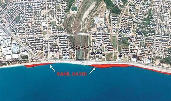 Dünyaca ünlü sahil 70 metre kayboldu