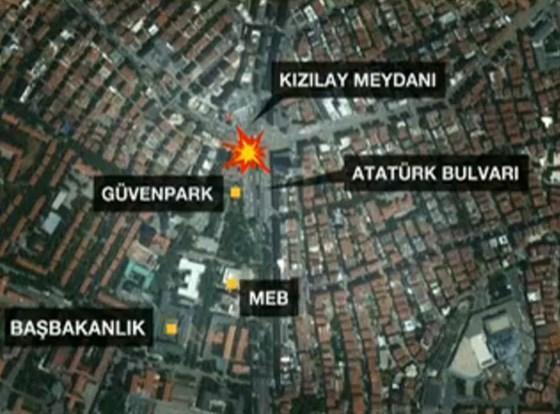 Ankarada büyük patlama