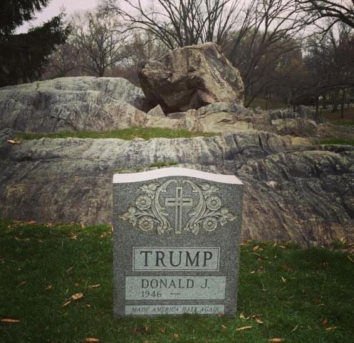 Trumpın mezarını kazdılar