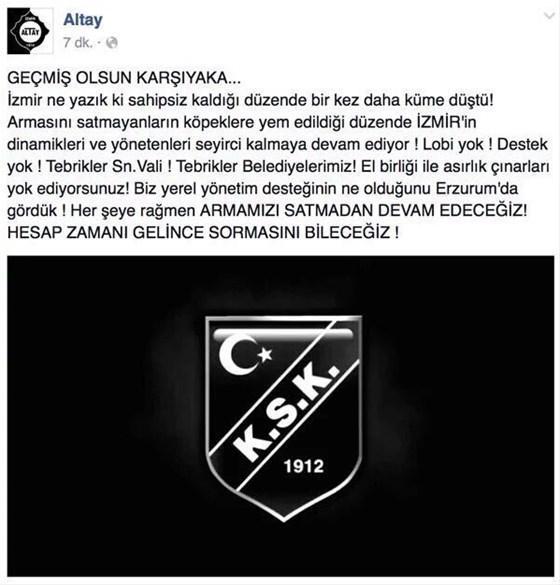 Karşıyaka PTT 1 Lige veda etti