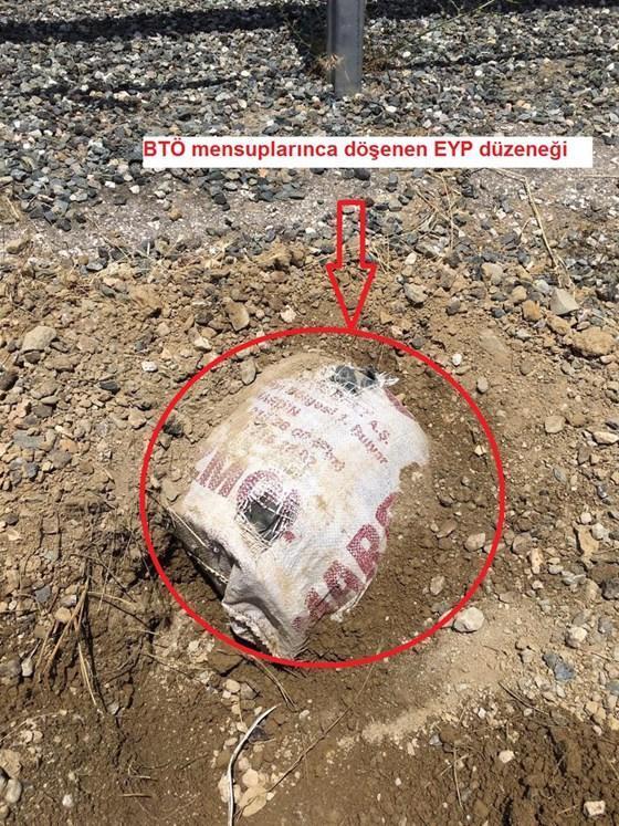 PKK’nın Diyarbakır-Muş karayoluna tuzakladığı 200 kilo patlayıcı imha edildi