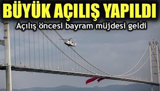 Cumhurbaşkanı Erdoğan açılış konuşmasında müjdeyi verdi