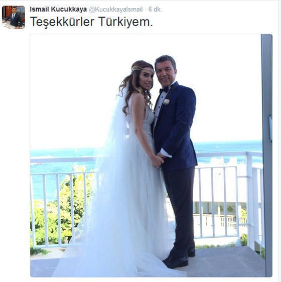 İsmail Küçükkaya evlendi