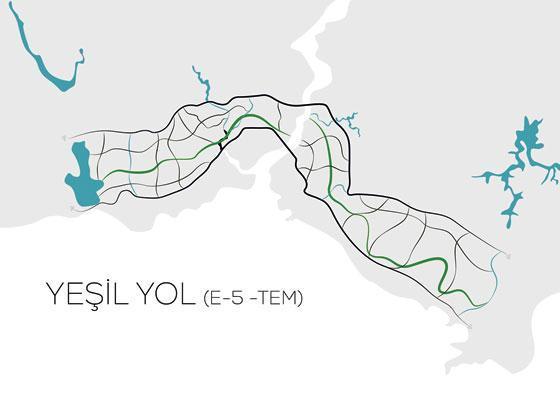 İstanbul’a 50 km’lik yeşil yol