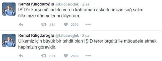 Kılıçdaroğlu: IŞİD ile mücadele etmek hepimizin görevidir