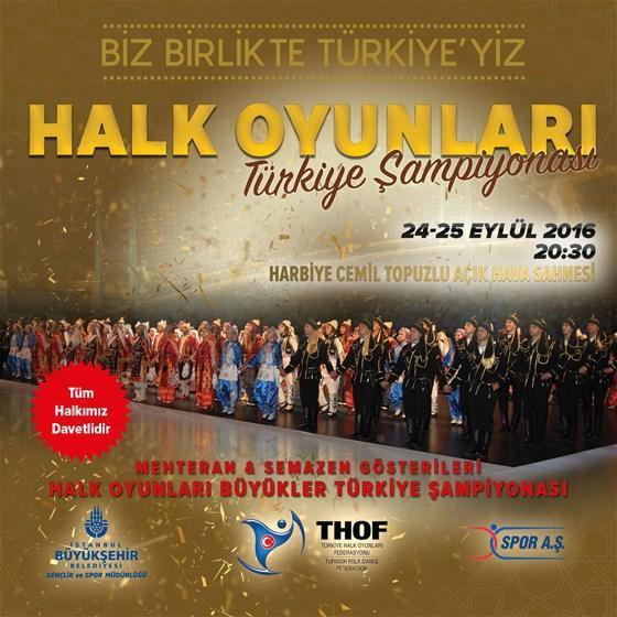 Türkiye Halk Oyunları Şampiyonası İstanbulda