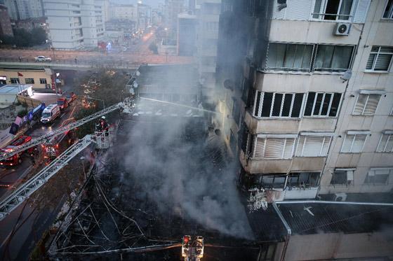 Kartalda iş yeri yangını: 1 yaralı