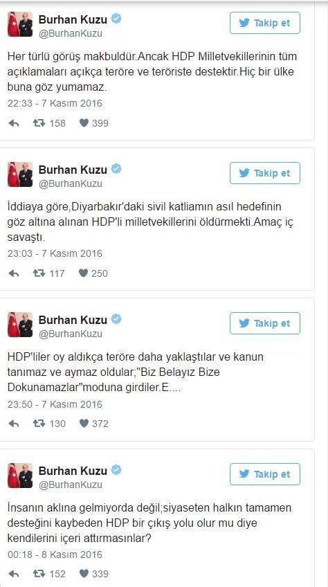Burhan Kuzu: HDPliler kendilerini bilerek tutuklattı