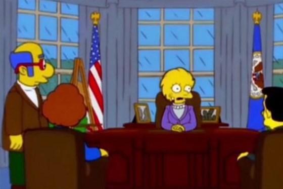 Simpsonlar 16 yıl önce Trumpın başkan olacağını bildi