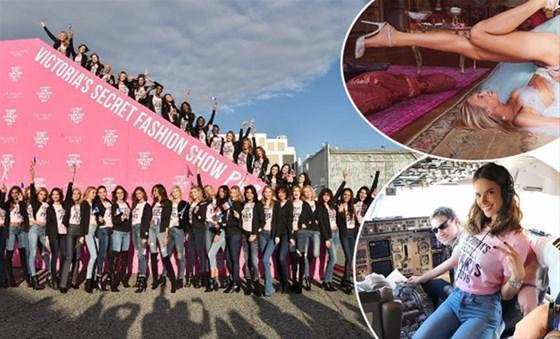 Victoria’s Secret melekleri Parise uçtu