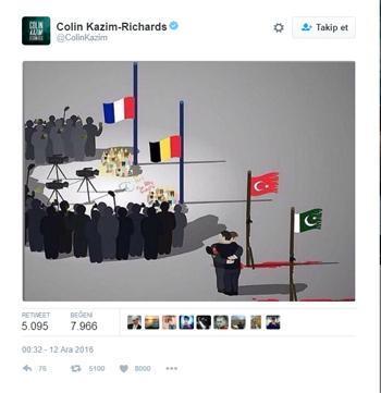 Colin Kazım Richardstan anlamlı paylaşım