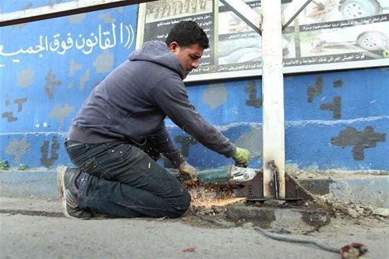 Bağdattaki beton bariyerler kaldırılıyor
