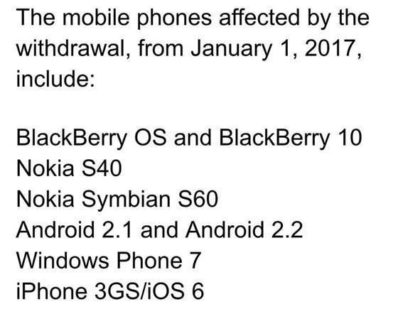 1 Ocak itibariyle bu telefonlarda WhatsApp çalışmayacak
