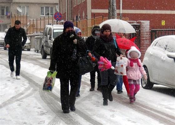 Edirnede okullara kar tatili