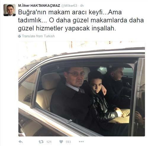 Kırıkkale Valisi makam aracıyla evinden aldı