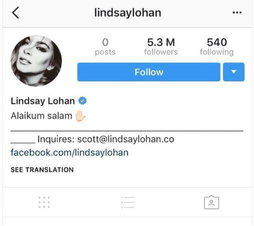 Lindsay Lohan Müslüman mı oldu