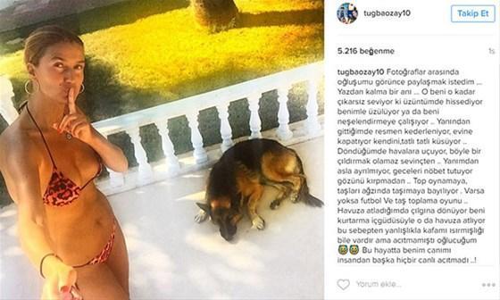 Tuğba Özaydan olay paylaşım İnstagram hesabında köpeğini paylaşınca...